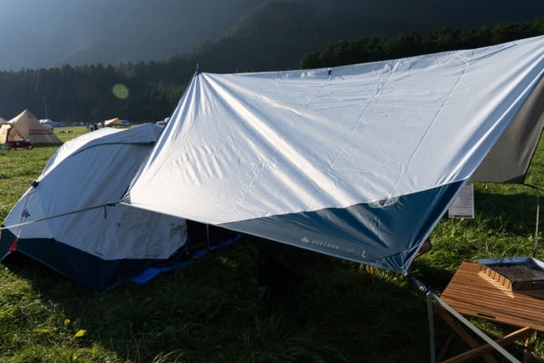 【ケシュア】キャンプ用テントとタープ